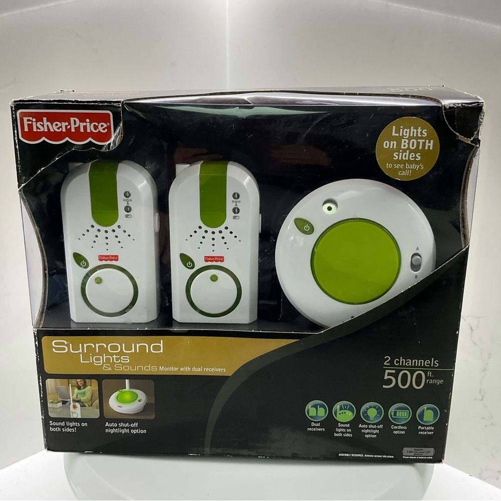 Fisher-Price Surround Sounds and Lights Dual Receivers monitor